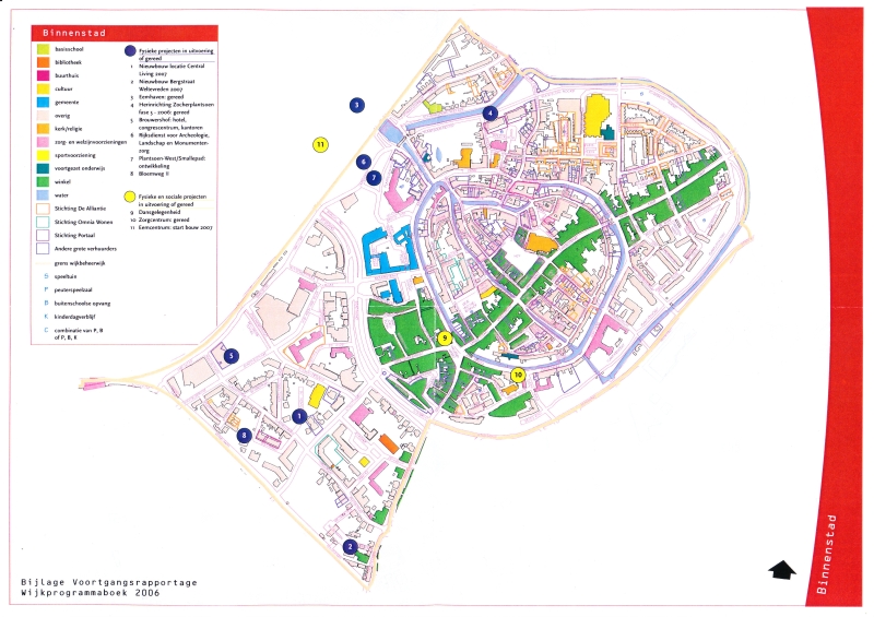 Door op de kaart te klikken kunt u een grotere kaart van de binnenstad in pdf-formaat downloaden